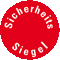 Sicherheitssiegel, RoHS-konform, rot, Dokumentenfolie, selbstklebend, Ø 30mm, 18 / Bogen Bild 1