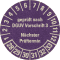 Prüfplakette geprüft nach DGUV V3 Nächster Prüftermin, 28-33, violett, Primärfaser-Graspapier, Ø30mm, 18 / Bogen Bild 1