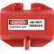 ABUS Steckerverriegelung P110 (klein), für Steckern bis 110V, rot, 81 x 89 x 84mm Bild 2