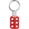 ABUS Hauptschalter-Verriegelung H752,1,5', für 6 Schlösser, rot, Alu, 124x50x10mm Bild 1