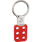 ABUS Hauptschalter-Verriegelung H752,1,5', für 6 Schlösser, rot, Alu, 124x50x10mm Bild 2