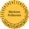 Prüfplakette Nächster Prüftermin 25-30, gelb, Basic Folie, Ø 30mm, 500 / Rolle Bild 1