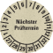 Prüfplakette Nächster Prüftermin 27-32, natur, Primärfaser-Graspapier, Ø30mm, 18 / Bogen Bild 1