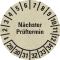Prüfplakette Nächster Prüftermin 29-34, natur, Primärfaser-Graspapier, Ø30mm, 500/RO Bild 1