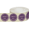 Prüfplakette geprüft nach DGUV V3, Nächster Prüftermin, 28-33, violett, Primärfaser-Graspapier, Ø30mm, 500/RO Bild 2