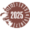 Prüfplakette 2025, braun, Dokumentenfolie, selbstklebend, Ø 35mm, 10 / Bogen Bild 3