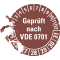 Prüfplakette geprüft nach VDE 0701,25-31, braun, Dokumentenfolie, Ø 30mm, 500/Rolle Bild 3