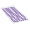 Prüfplakette 28, violett, Sicherheitsfolie, selbstklebend, Ø 15mm, 60 / Bogen Bild 2
