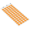 Prüfplakette 27, orange, Schachbrettfolie, selbstklebend, Ø 15mm, 60 / Bogen Bild 2