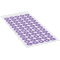 Prüfplakette 28, violett, Schachbrettfolie, selbstklebend, Ø 15mm, 60 / Bogen Bild 2