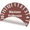 Prüfplakette Nächster Prüftermin 2025, braun, Polyesterfolie, Spezialkleber, Ø 20mm, 36 / Bogen Bild 3