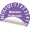 Prüfplakette Nächster Prüftermin 2028, violett, Polyesterfolie, Spez.Ø20mm, 36 / Bogen Bild 3