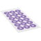 Prüfplakette 28, violett, Schachbrettfolie, selbstklebend, Ø 30mm, 18 / Bogen Bild 2