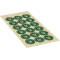 Prüfplakette 29, grün, Primärfaser-Graspapier, Ø 30mm, 18 / Bogen Bild 2