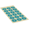 Prüfplakette 2030, hellblau, Primärfaser-Graspapier, Ø 30mm, 18 / Bogen Bild 2