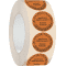 Prüfplakette geprüft nach DGUV V3, Nächster Prüftermin, 27-32, orange, Primärfaser-Graspapier, Ø 30mm, 500/RO Bild 2