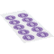 Prüfplakette 2028, violett, Dokumentenfolie, selbstklebend, Ø 35mm, 10 / Bogen Bild 2