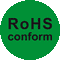 RoHS-Kennzeichen RoHS konform, selbstklebende Folie, Ø 16mm, 10 / Bogen Bild 1
