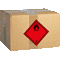 Verpackungskennzeichen Kl.3 Entzündbare Flüssigkeiten, Folie, seewasserbeständig, 100x100mm Bild 2