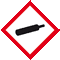 Minisymbol GHS 04 Unter Druck stehende Gase, Polyesterfolie, selbst, 20x20mm, 30 / Bogen Bild 1