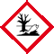 Minisymbole GHS 09 Gewässergefährdend, Folie, selbstklebend, 20x20mm, 30 / Bogen Bild 1