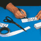 Magnetband, individuell beschriftbar, zum Zuschneiden, weiß, 25mm, 30m / Rolle Bild 2