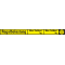 Regalbelastungsaufkleber, gelb, Folie, selbstklebend, 300x24mm, 8 / Bogen Bild 1