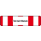 Verkehrszeichen Nr. 600, Höhenleitmal, Text oder Zahl nach Wunsch, Aluminium RA0, 1000x250mm Bild 1