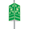 PERMALIGHT® power Dreieckset Kombi.Sammelstelle, Aluminium, 400 x 600mm, m.Befest. Bild 3