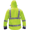 Warnschutz Softshell-Jacke ELYSEE, Kategorie II, EN ISO 20471/3, gelb/marine, Größe M Bild 2