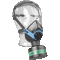 EKASTU Halbmaske Polimask 330, Kategorie III, mit Rundgewinde-Filteranschluss, 140g Bild 3