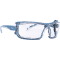 INFIELD Schutzbrille Milor, Kategorie II, EN 166, blau/grau, farblose PC-Scheibe, 35g Bild 1