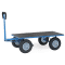 fetra Handpritschenwagen, blau, Stahl, 2345 x 1000 x 1200mm, Tragkraft 1250kg, 113kg Bild 1