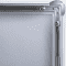 Klapprahmen Snap frame, B1, spitze Ecken, silber, Aluminium, Profil 25mm, DIN A3 Bild 3