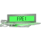 Digitales Türschild DP100, 9 Sprachen, silber, Kunststoff (Alu- Optik), 150 x 50mm Bild 1