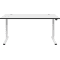Schreibtisch EasyUp, höhenverstellbar 650 - 1300mm, perlweiß, 1600 x 800mm Bild 2