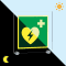 PERMALIGHT® power Automatisierter Externer Defibrillator, ASR, Klemmbefestigung, Acryl, 250x250mm Bild 1