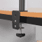 hama Monitorhalterung, Klemmschr, höhenverstell-, schwenk-, neigbar, 114x144,6x406mm Bild 4