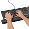 hama Tastatur- Handballenauflage Ergonomic, schwarz, Stoffoberfläche, 493 x 70 x 22mm Bild 2