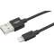 Lightning Daten und Ladekabel, für Apple- Geräte, schwarz, TPE- Kunststoff, 120cm Bild 3