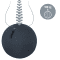 LEITZ Sitzball Ergo Cosy Active, mit stabilem Tragegriff, grau, Ø 65cm Bild 4