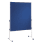 FRANKEN Moderationstafel ECO, einteilig, blau, Tafel:1500x1200mm, Höhe:1950mm, 5,4kg Bild 1