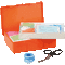 SÖHNGEN® Erste- Hilfe- Verbandkasten Schule, i.A.a. ASR A4.3 (DIN 13157), orange Bild 2