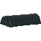 SÖHNGEN® Nackenstütze, für Liegen, schwarz, Kunstlederbezug, 390 x 150 x 80mm Bild 1