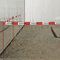 Absperrband Gesperrt, rot / weiß geblockt, Polyethylen, 80mm, 500m / Rolle Bild 2