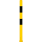 K.57 Schutzpfosten XL, herausnehmbar, gelb/schwarz, Stahl, pulverbeschichtet, Ø76mm, 1000mm Bild 1