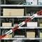 Absperrband Regal gesperrt, rot/weiß geblockt, Polyethylen, 80mm, 500m/Rolle Bild 2