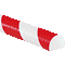Knuffi Flächenschutzprofil Typ C, selbstklebend/zum Anschrauben, rot/weiß, Polyurethan, 1m Bild 1
