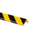 Knuffi Eckschutzprofil H+ FLEX, selbstklebend, gelb / schwarz, PU- Schaum, 1m Bild 1