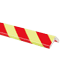 Knuffi Eckschutzprofil H+ FLEX, selbstklebend, rot / neongelb, PU- Schaum, 1m Bild 1